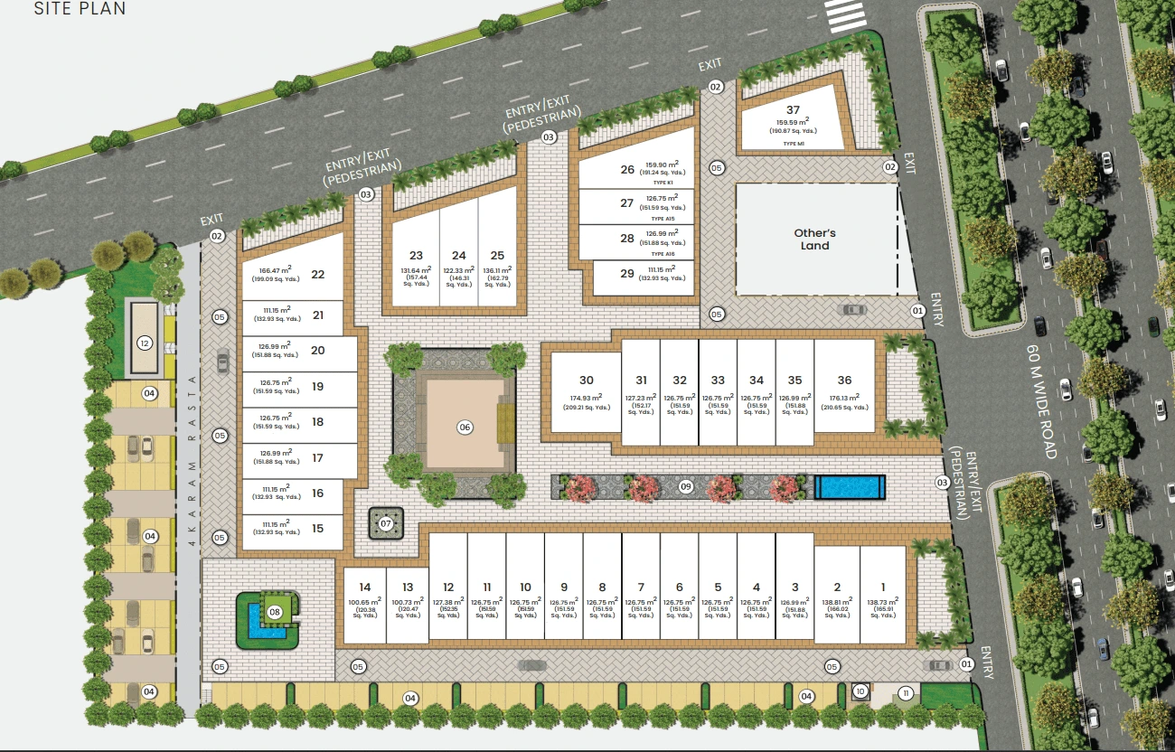 Adani Downtown Avenue Site Plan