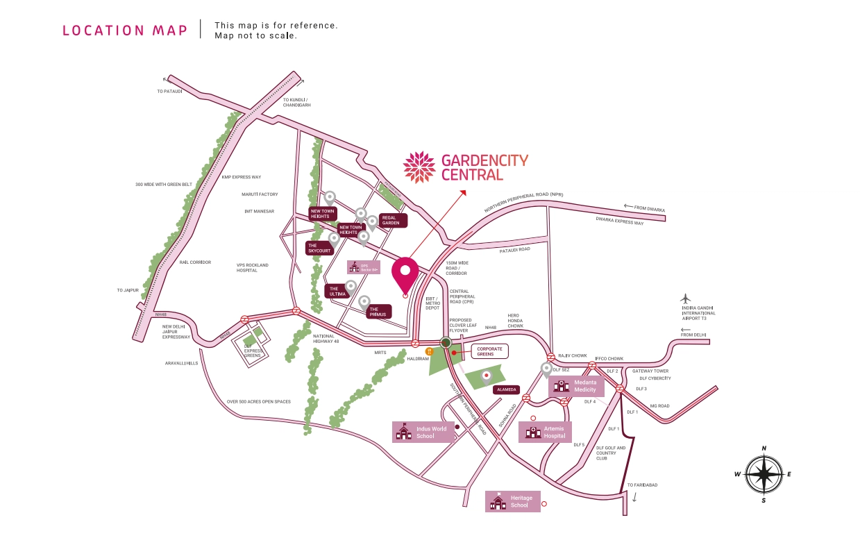 DLF Gardencity Central Site Plan