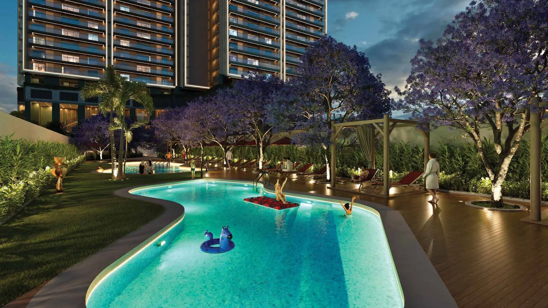 Signature Global Twin Tower DXP Swimming Pool